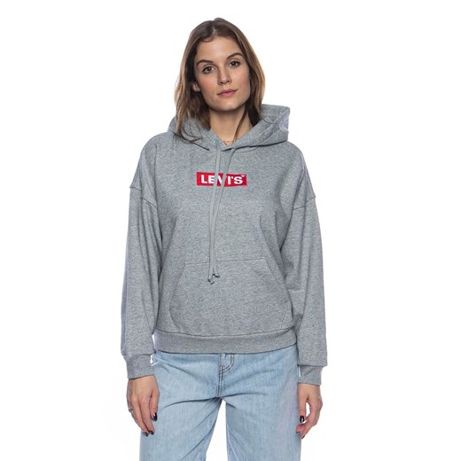 Bluza damska Levi's Graphic 2020 Hoodie grey heather Levis Red Tab XS promocja bludshop.com