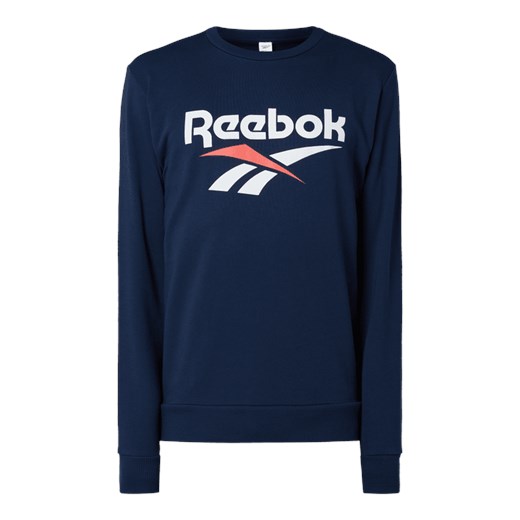 Bluza sportowa Reebok bawełniana z nadrukami 