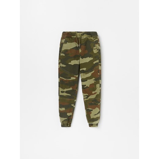 Reserved - Jeansowe joggery moro - Khaki  Reserved 122 