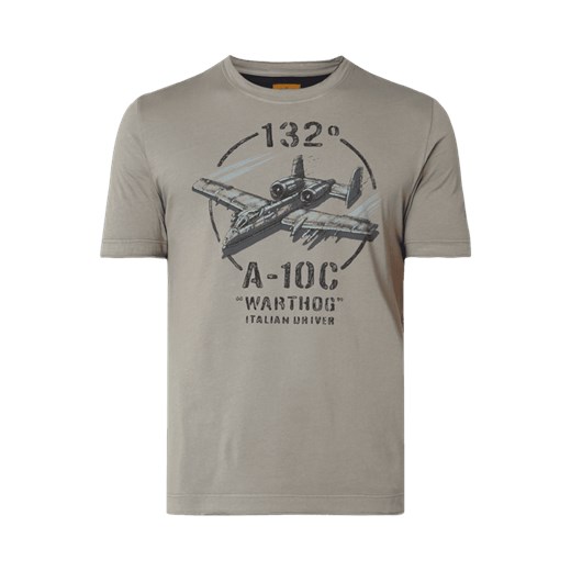 T-shirt męski Aeronautica Militare młodzieżowy z krótkimi rękawami 
