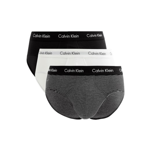 Slipy z bawełny mieszanej w zestawie 3 szt. Calvin Klein Underwear S Peek&Cloppenburg 