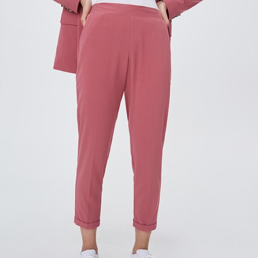 Sinsay - Spodnie chino - Różowy Sinsay  XL 