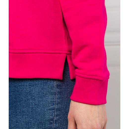 Bluza damska różowa Tommy Hilfiger krótka na wiosnę 
