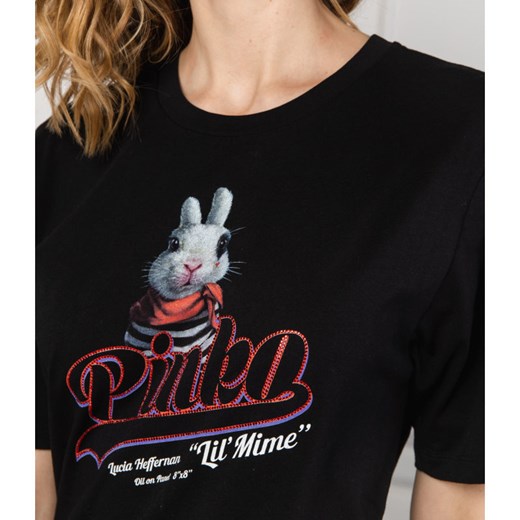 Pinko T-shirt + torba na zakupy DIAMOND | Regular Fit  Pinko XS Gomez Fashion Store