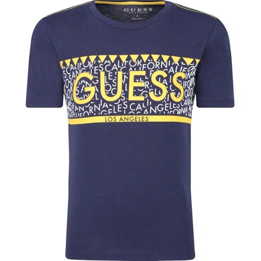 T-shirt chłopięce Guess z nadrukami z krótkim rękawem 