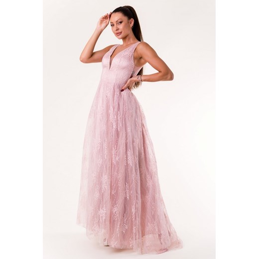 Sukienka Model 18500 Pink  Yournewstyle M Bomawika