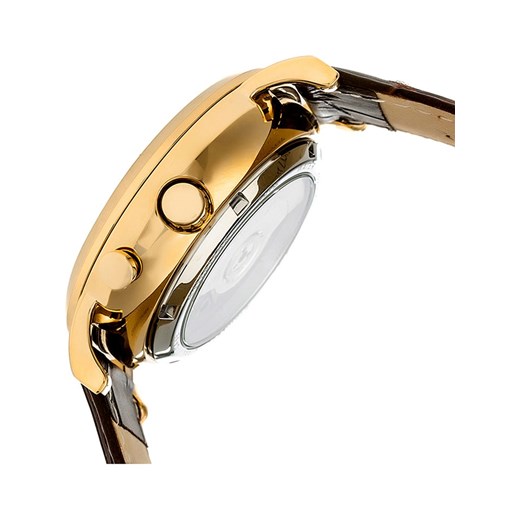 Zegarek automatyczny "Edmond" w kolorze ciemnobrązowo-srebrno-złotym  Heritor OneSize okazyjna cena Limango Polska 