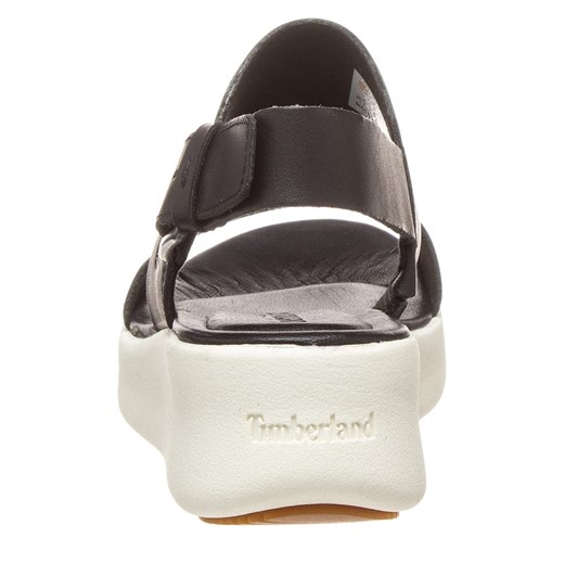Sandały damskie Timberland bez wzorów skórzane 