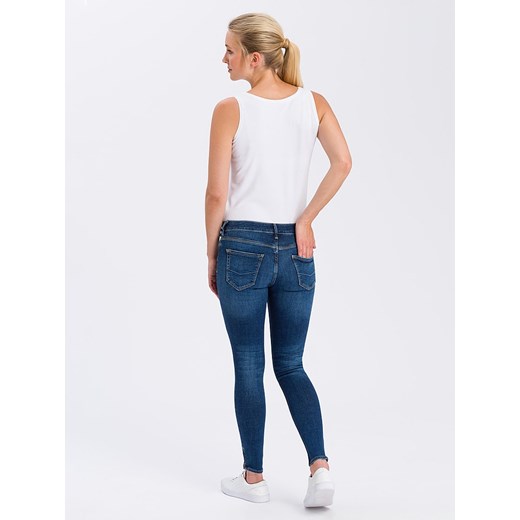 Dżinsy "Giselle - Super Skinny fit - w kolorze niebieskim Cross Jeans  W28 promocyjna cena Limango Polska 