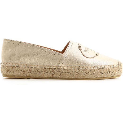 Prada Buty wsuwane dla Kobiet, pirite, Skóra, 2019, 36 37 39 Prada 39 RAFFAELLO NETWORK