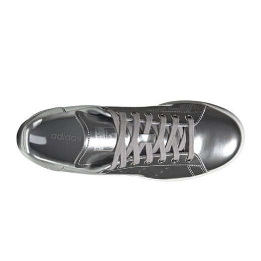 Adidas buty sportowe damskie skórzane srebrne płaskie klasyczne 
