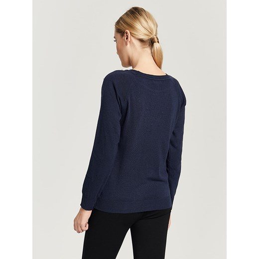 Sweter w kolorze niebieskim Zabaione  XL wyprzedaż Limango Polska 