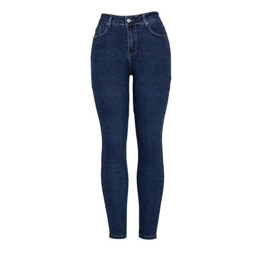 Granatowe spodnie jeansowe - Spodnie  Royalfashion.pl XL - 42 