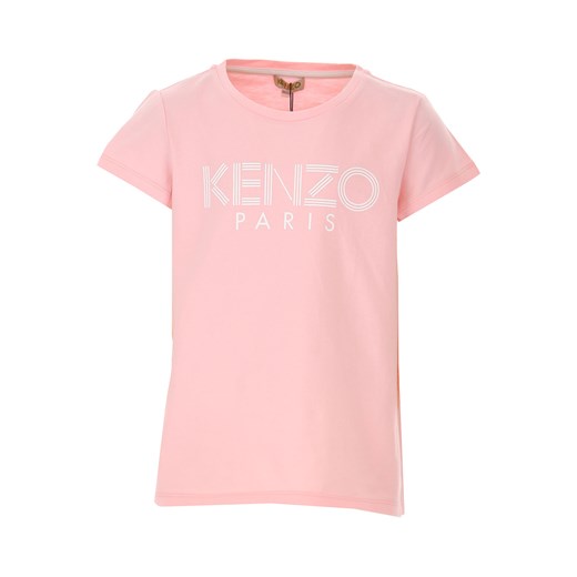 Kenzo Koszulka Dziecięca dla Dziewczynek, różowy (Baby Pink), Bawełna, 2019, 10Y 12Y 14Y 6Y 8Y Kenzo  14Y RAFFAELLO NETWORK