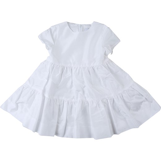 Le Petit Coco Sukienka Niemowlęca dla Dziewczynek, biały, Octan, 2019, 18M 2Y  Le Petit Coco 18M RAFFAELLO NETWORK