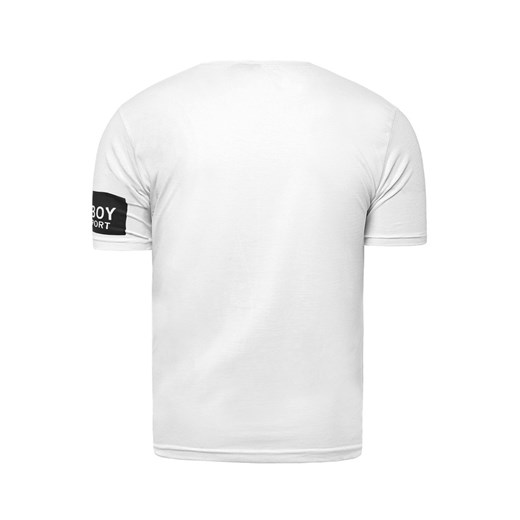 Wielokolorowy t-shirt męski Risardi z krótkim rękawem 