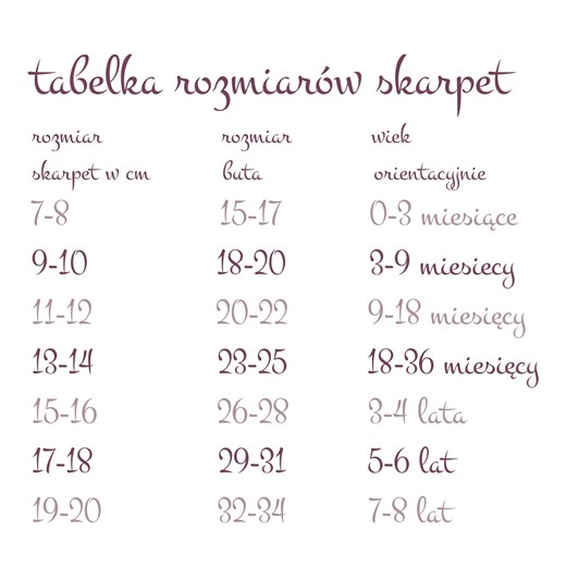 Sówka podkolanówki czerwone z kokardą Sówka.net.pl 18-20 Sówka