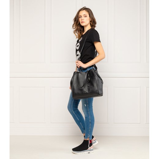Shopper bag Liu Jo bez dodatków matowa elegancka na ramię 