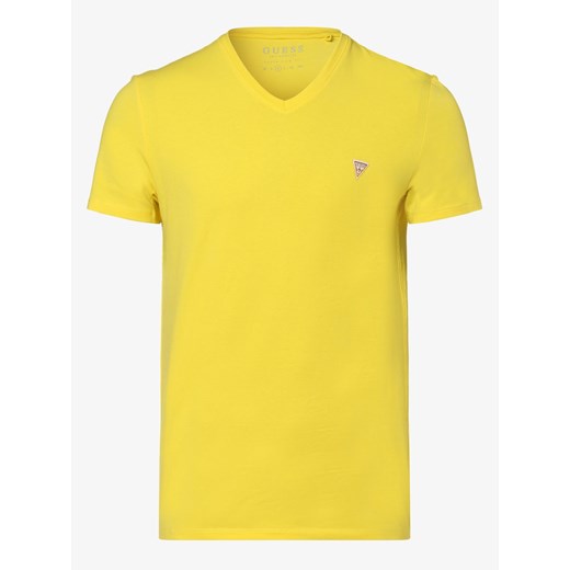 Guess Jeans - T-shirt męski, żółty Guess Jeans  L vangraaf
