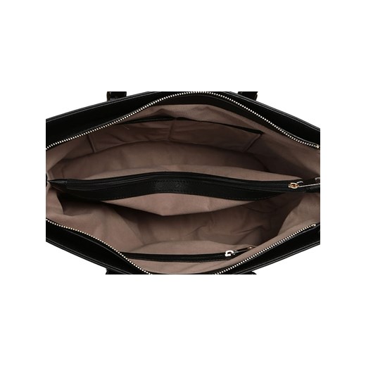 Shopper bag w kolorze czarnym - 42 x 26 x 14 cm  Beverly Hills Polo Club OneSize wyprzedaż Limango Polska 