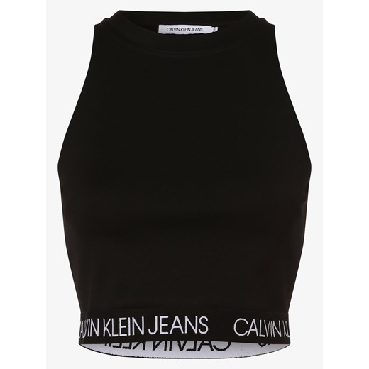 Calvin Klein Jeans - Top damski, czarny Calvin Klein  XS vangraaf
