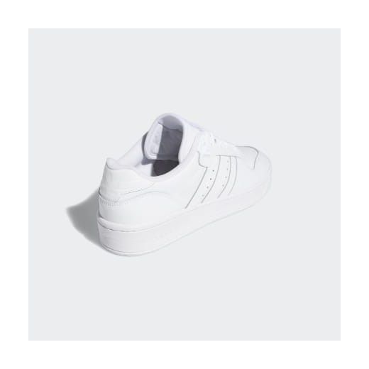 Trampki męskie Adidas skórzane białe sportowe sznurowane 
