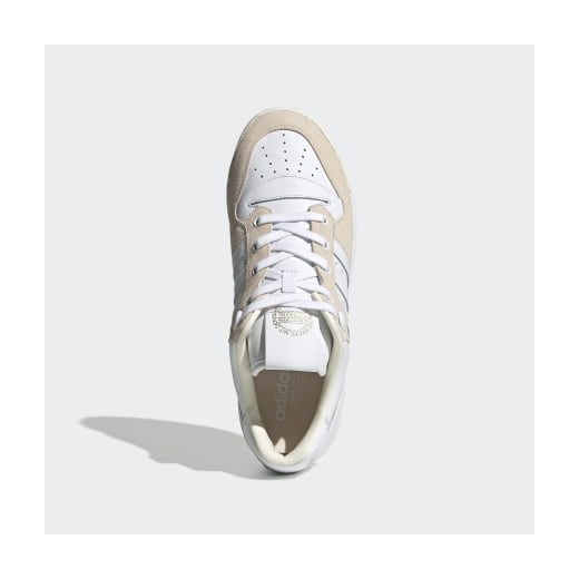 Buty sportowe męskie Adidas sznurowane skórzane białe 