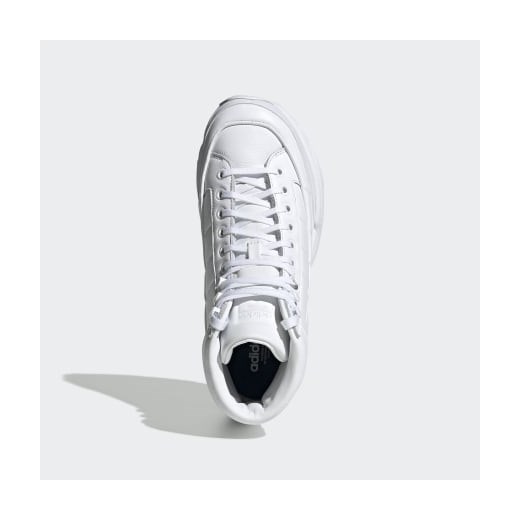 Buty sportowe damskie Adidas na platformie sznurowane bez wzorów 