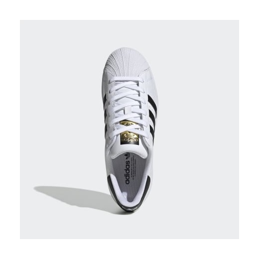 Adidas buty sportowe damskie białe wiązane ze skóry 