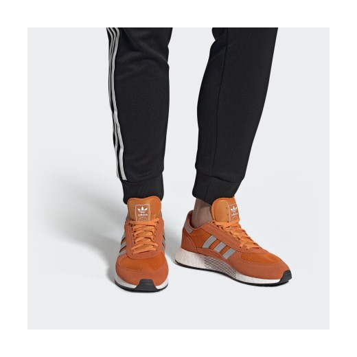 Buty sportowe męskie Adidas wiosenne z zamszu sznurowane 