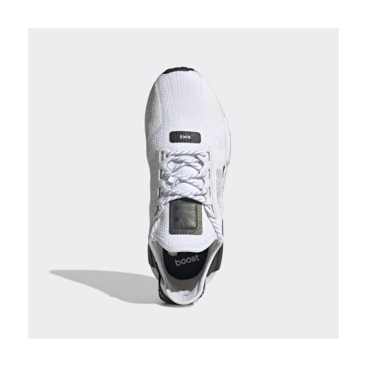 Buty sportowe damskie białe Adidas nmd na wiosnę sznurowane 