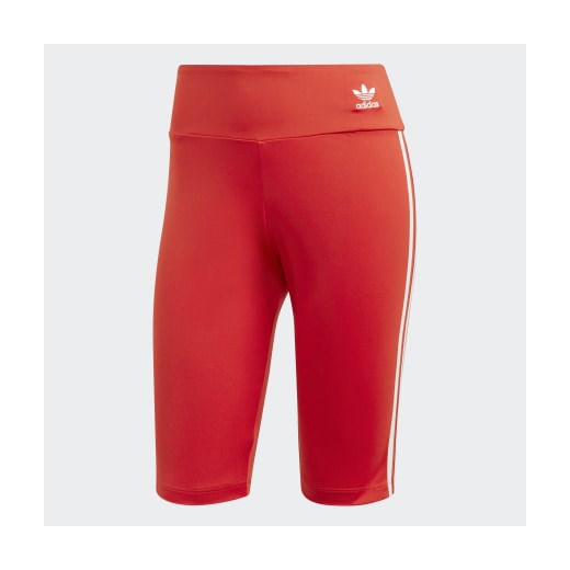 Szorty Adidas gładkie czerwone w sportowym stylu 
