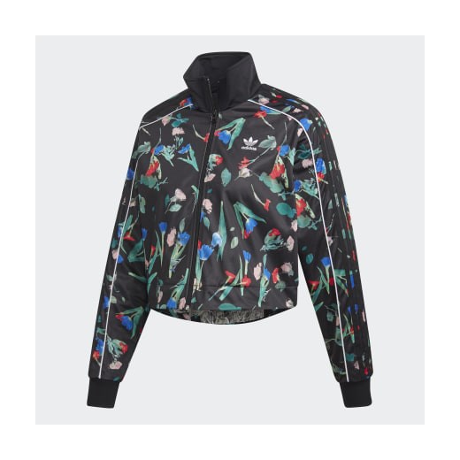 Bluza damska Adidas dresowa w sportowym stylu w abstrakcyjne wzory 