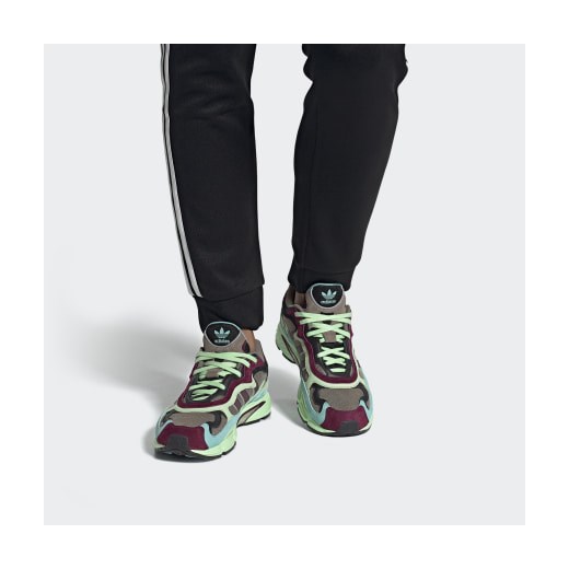 Wielokolorowe buty sportowe męskie Adidas z nubuku 