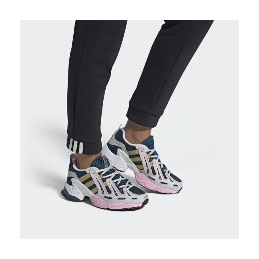 Adidas buty sportowe damskie eqt support gładkie skórzane wielokolorowe płaskie 
