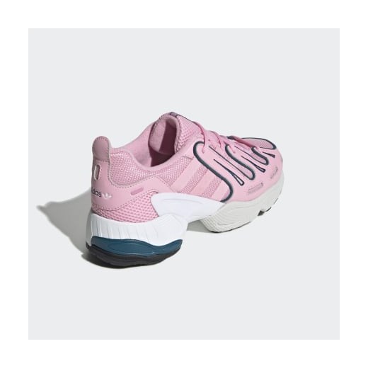 Buty sportowe damskie różowe Adidas eqt support skórzane na platformie 