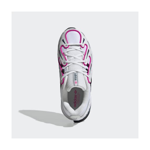 Buty sportowe damskie białe Adidas eqt support skórzane bez wzorów 
