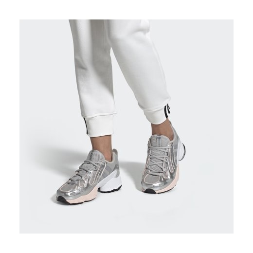 Buty sportowe damskie Adidas eqt support na platformie sznurowane na wiosnę ze skóry 