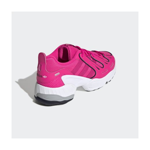 Buty sportowe damskie Adidas eqt support bez wzorów sznurowane ze skóry 