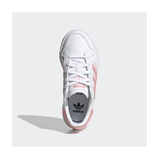 Buty sportowe dziecięce Adidas wiosenne białe sznurowane 