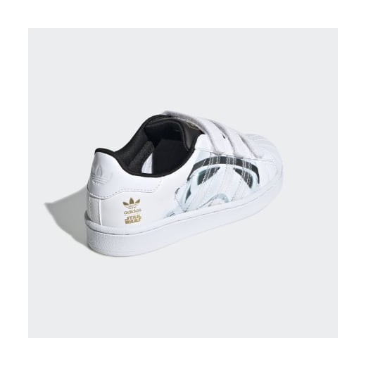 Buty sportowe dziecięce Adidas na rzepy w paski 