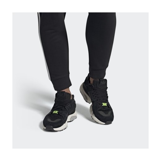 Buty sportowe męskie czarne Adidas wiązane 