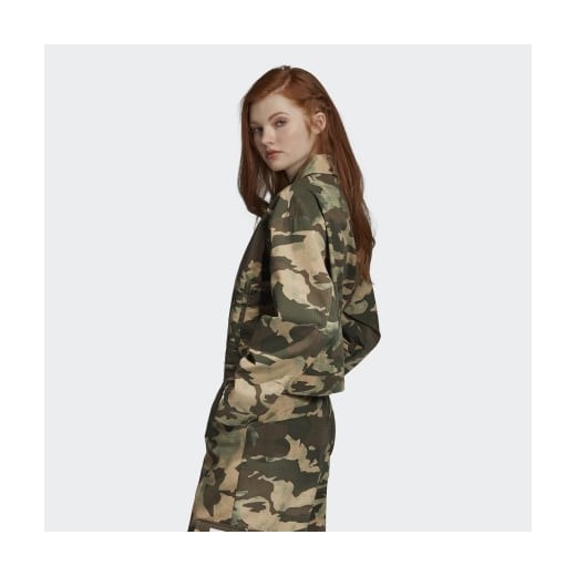 Bluza damska Adidas w militarnym stylu we wzór moro 