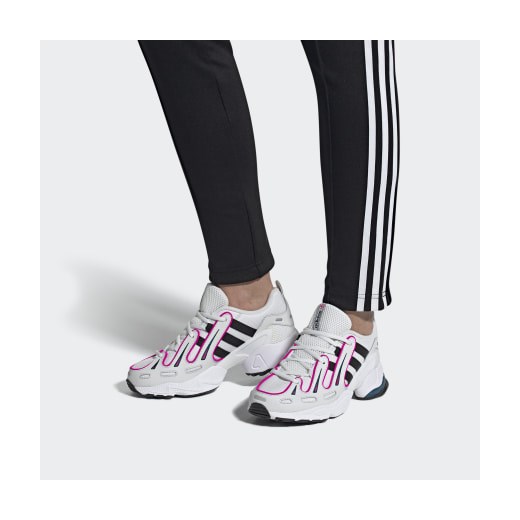 Buty sportowe damskie Adidas eqt support białe bez wzorów 