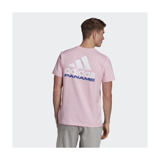 T-shirt męski Adidas sportowy z krótkim rękawem dzianinowy 