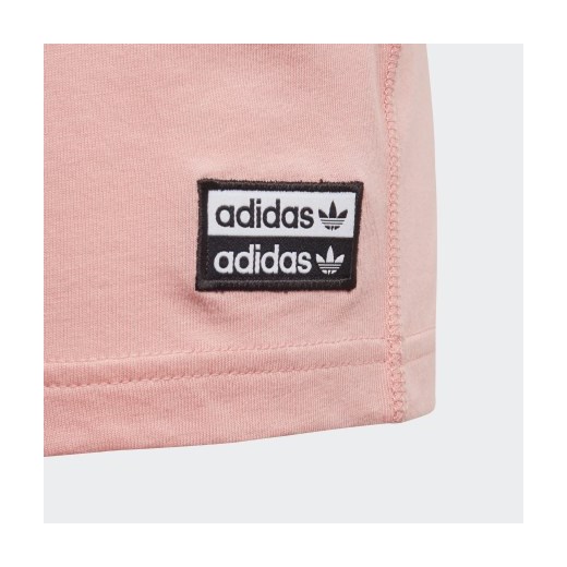 Bluzka dziewczęca Adidas z krótkimi rękawami bawełniana 