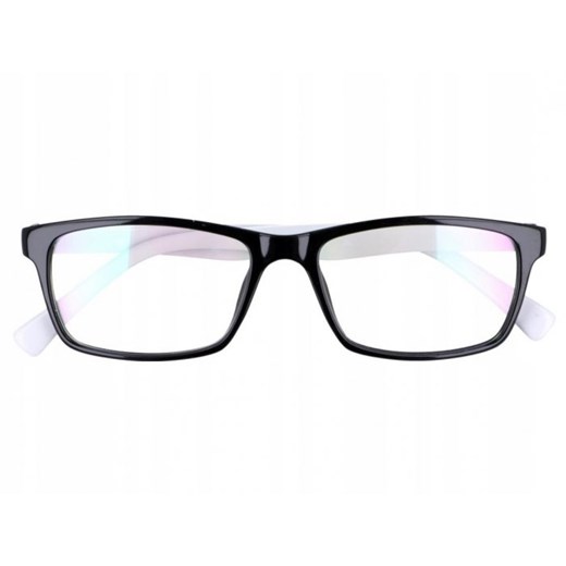 Okulary Antyrefleksyjne zerówki Nerdy 9511 czarno-białe    Stylion
