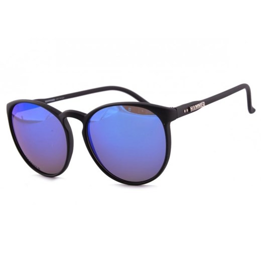 Okulary przeciwsłoneczne HM-1619B czarne lustrzanki    Stylion