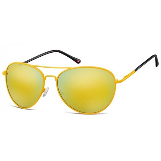 Zolte Aviatory okulary lustrzanki MS95G    Stylion