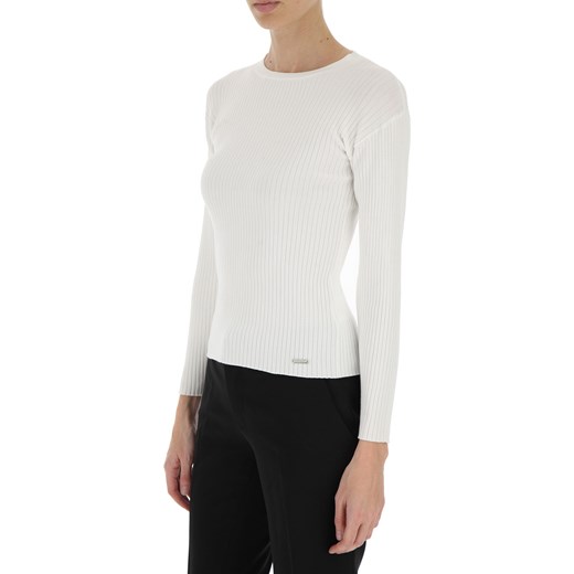 Guess Sweter dla Kobiet, biały, Wiskoza, 2019, 38 40 44 46 M